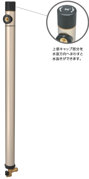 前澤化成工業 61B×900 M14876N アイボリーシリーズ 10個入り 水栓柱 61B型